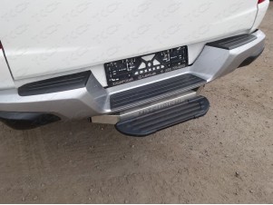 Задняя подножка алюминиевая ''Black'' (под фаркоп тип Е 50х50 мм) TCUP3B